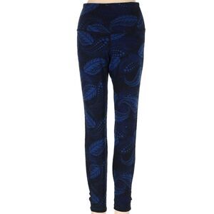 Active by Old Navy Women's Athletic Leggings Size XS, Blue Paisley Print